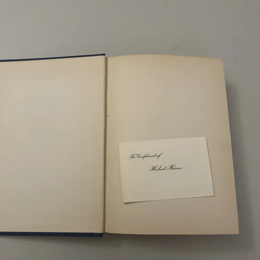 The Challenge to Liberty by Herbert Hoover Charles Scribner's 1934 HC Book Blue